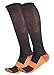 Graduated 15-20mmHG Knee High Copper Compression Socks, 6-Pairs