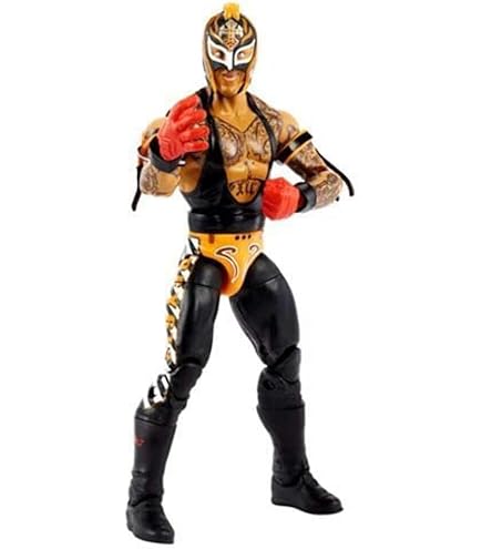 WWE Action Figure Rey Mysterio SummerSlam Elite Collection – 15 Cm Con 25 Punti Di Articolazione, TrueFX, Include Parti Per Costruire Dominik Mysterio (HHR69)