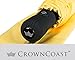 Crown Coast Yellow Travel Umbrella - 60 MPH Windproof Lightweight for Men Women and Kids, Compact Travel Umbrellas in Multiple Colors