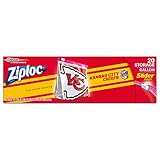 Ziploc Brand NFL Kansas City Chiefs Slider Gallon, 20 ct