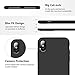 TORRAS Love Series iPhone Xs Case/iPhone X Case, Liquid Silicone Gel Rubber Shockproof Case Soft Microfiber Cloth Lining Cushion Compatible with iPhone X/XS 5.8 inch (2018), Black