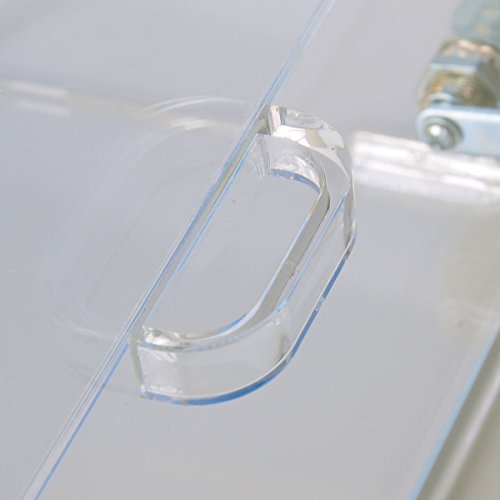 Display Case with Locking Back Door | Acrylic Case (SD213 (w/3 shelves) - 21-3/4H x 13-1/4W x 7-1/2D) - Thumbnail 4