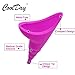 COOLDAY Silicone Female Urination Device, Reusable Urinals Portable Urine Cup Allows Women to Pee Standing Up, No-Leaks, No-Splash Pee Funnel for Travel, Camping, Outdoor Activities (Rose)