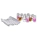 Vanvler Eyelash Potion Kit, New Eyelash Curling Wave Lotion Perming Curler Perm Kit Eyelash Eye Rod Glue Set (Multicorlor)