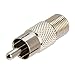 Coaxial Adapter, F Female / RCA Male