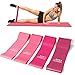 Cabepow Resistance Loop Exercise Bands, Exercise Fitness Resistance Band for Home Fitness,Crossfit,Stretching, Strength Training, Physical Therapy,Natural Latex Workout Bands, Pink Set of 5.