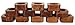 Shalinindia Handcrafted Table Dinner Decorations Wooden Napkin Rings Set of 12 for Party Decor