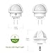 LED Night Light, Oxyled Plug-in Wall Light with Dusk to Dawn Sensor, 0.26W White Light with Bedroom Bathroom Kitchen Hallway Kids Baby Nursery 360 Degree Rotating Head(2 pack)