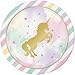 Unicorn Party Supplies, Disposable Plates, Napkins, Cups, Bowls, Tablecloth, Unicorn-Theme Party Supply Pack, 6-Piece Bundle