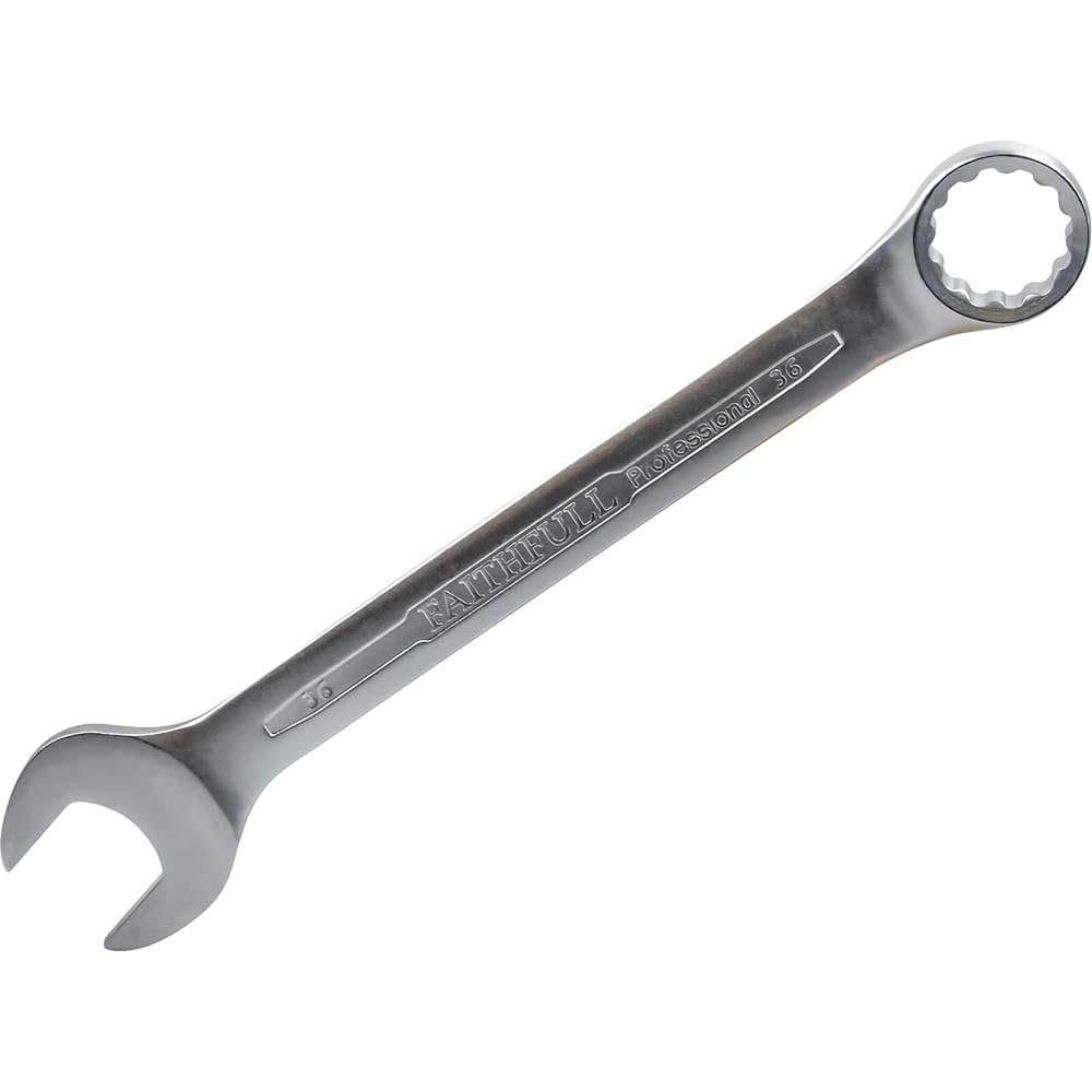 Faithfull SPAC36 Combination Spanner CV Satin Finish 36mm
