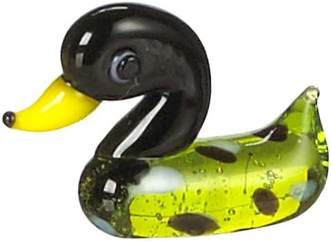 Ganz Miniature World Collectibles - Collectable Glass Green Duck