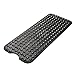 AmazerBath Shower Mat Non Slip 40 x 16 Inches, Shower Stall Mats with Suction Cups and Drain Holes, Non Slip Bath Mat for Tub for Elderly & Kids, Clear Black
