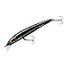 Bomber Lures Long Shot Slender Minnow Bait Saltwater Fishing Lure, Black, 3/4 oz