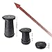WXLAA Retractable Folding Stools Portable Plastic Stool, Holds up 130kg, Outdoor Travel Camping Fishing Garden Folding Stools, (Red)thumb 1