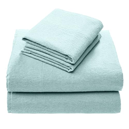 Comfort Spaces Cotton Flannel Breathable Warm Deep Pocket Sheets with Pillow Case Bedding, Queen, Grey/Red Plaid 4 Piece