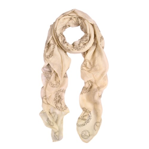 Unique Premium Skull Peace Scarf, Yellow