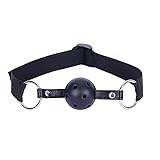 Mouth Gag Ball Silicone Leather Gag Mouth