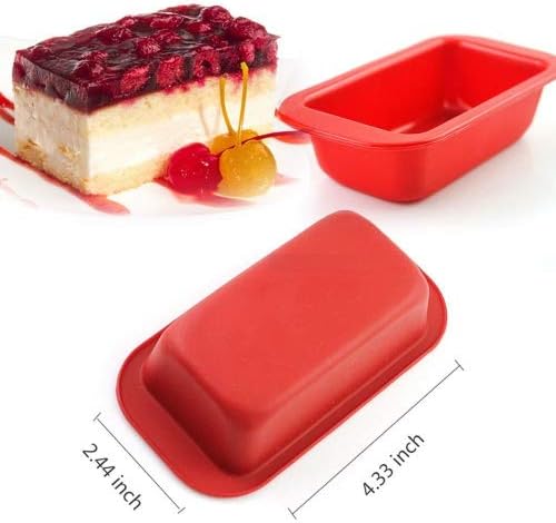 Rectangle Brick Soap Toast Bread Cake Baking Mold Loaf Tin Silicone Bakeware Pan