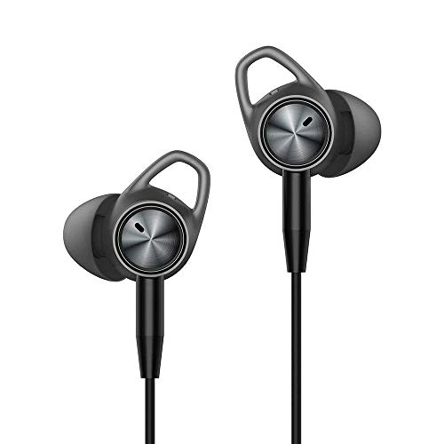 TaoTronics Active Noise Cancelling Headphones [2019 Upgrade] Wired Earbuds Wired Headphones with 15 Hours Playtime Aware Mode