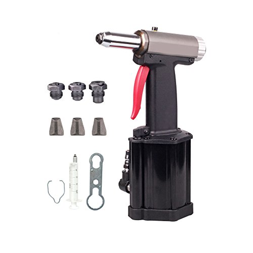 Air Rivet Gun, Pop Rivet Gun with Rivet Gun Kits Less Vibration Much Quieter Over 2000 pounds Pulling Power