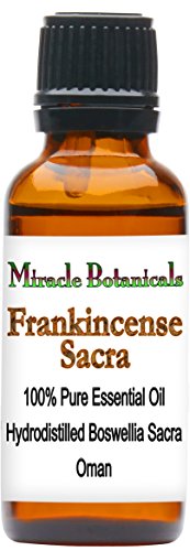 Miracle Botanicals Frankincense Sacra Essential Oil - 100% Pure Boswellia Sacra - 10ml or 30ml/1oz Sizes - Therapeutic Grade - 30ml/1oz