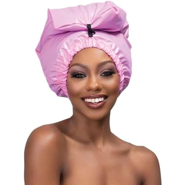 Amazon.com : Ms Remi Premium Braid Shower Cap Pink 25 inch long