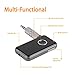 Amoner 4.1 Bluetooth Receiver, Portable/Mini Stereo Audio Wireless Adapter with Built-in Microphone for Home Audio Music Streaming Sound System