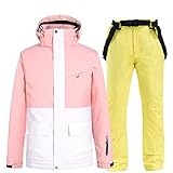 Winter Women's Stitching Snow Ski Jacket Warm