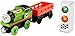 Fisher-Price Thomas & Friends Wooden Railway, Ready, Set, Race Percy - Battery Operated