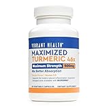 Vibrant Health - Maximized Turmeric 46x, High Antioxidant Turmeric, Supports Pain Management + Healthy brain function, 60 count (FFP)