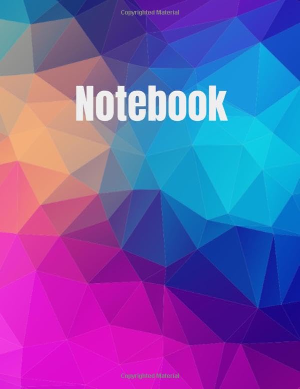 Notebook: 400 Pages Lined Notebook with Abstract Cover