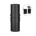 EMOCCI Makeup Brush Holder Large Pu Leather Make Up Cosmetic Cup Holders Storage Organizer Case Box(Black) primary
