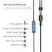 AILIHEN SE-01 Sport Sweatproof Earphones Headphones with Microphone for Running Gym,In Ear Earbuds for iPhone iPod iPad Laptop Mac Tablets (Blue)