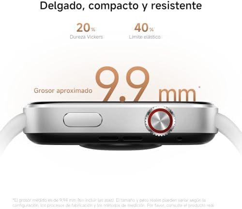 Redmi Watch 6 NFC, Relógio inteligente para mulheres e homens, ecrã AMOLED de 2,07'', monitorização cardíaca, sono e stress, 150+ modos desportivos, 24 dias de bateria, 5ATM, GPS, iOS & Android, cinzento — foto 2 de 8