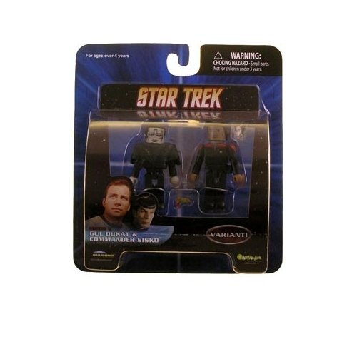 Star Trek Diamond Select Toys Series 5 Minimates Gul Dukat and Commander Sisko (Variant)