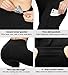 TQD High Waist Yoga Pants for Women Workout Running Leggings with Pockets Tummy Control Non-See-Through Fabric Blackthumb 3