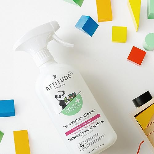 ATTITUDE Toy and Surface Cleaner, EWG Verified, Hypoallergenic, Plant