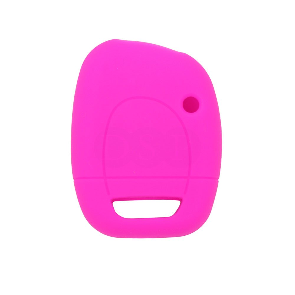 BROVACS Silicone Cover Protector Case Holder Skin Jacket Compatible with RENAULT 1 Button Remote Key Fob CV9302 Rose