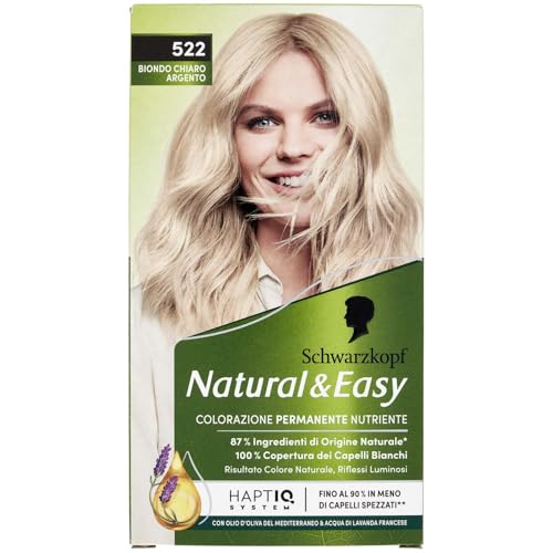 3 pièces tétine naturelle & Easy 522 couleur cheveux biondo clair argent