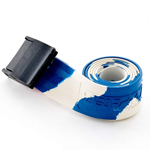 SpearPro Rubber Weightbelt w/Safety Buckle - White/Blue