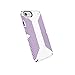 Speck Products Compatible Phone Case for Apple iPhone SE (2020)/iPhone 8/iPhone 7/iPhone 6S/iPhone 6, Presidio Grip Case, White/Heliotrope Purple