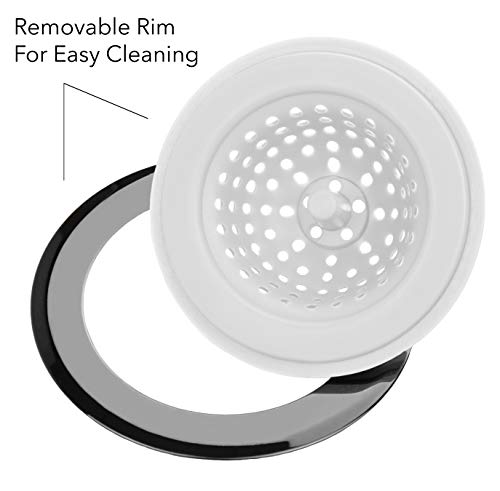 image for Country Kitchen Set of 2 Sink Strainers - Flexible Silicone Kitchen Si