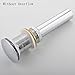VCCUCINE Chrome Bathroom Lavatory Basin Pop Up Vessel Sink Drain, Bathroom Sink Drain Without Overflow