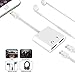 Supfox Compatible Charger and Headphone Adapter Applicable for iPhone max X / 7/7 Plus / 8/8 Plus, 2 in 1 Dual Headphones Adapter and Splitter Design for Calling & Remote & Charger & Musicthumb 3