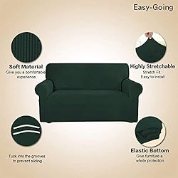 Easy-Going Stretch Loveseat Slipcover 1-Piece Sofa