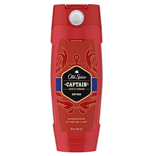 Old Spice Red Collection Body Wash for Men, Captain, 16 oz