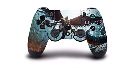 FidgetFidget New God of War 4 Game Skin for PS4 Playstation 4 Controller Skin Stickers PS4-1