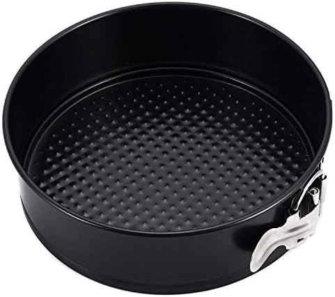 Springform Pan Baking Pans, Round Cake, Cheesecake Pan, 7 inches Carbon Coated Steel, Removable Bottom Quick-Release, Fits Instant Pot Pressure Cooker