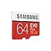 SAMSUNG 64GB EVO Plus Class 10 Micro SDHC with Adapter (2 Pack)