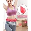 LucaSng-Weighted-Hula-Hoops-for-Adults-24-Knots-Adjustable-52-Inches-Smart-Hula-Hoops-for-Adults-Exercise-Weighted-360-Degree-Abdomen-Massage-Weighted-Hula-Hoop-Fitness-Hoop-Smart-Hula-Hoop-Fitness LucaSng Weighted Hula Hoops for Adults, 24 Knots Adjustable 52 Inches Smart Hula Hoops for Adults Exercise Weighted 360…